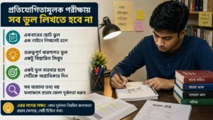 প্রতিযোগিতামূলক পরীক্ষায় সব ভুল লিখতে হবে না