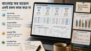 বাংলায় সব মডেল একই রকম কাজ করে না
