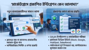 মার্কেটপ্লেসে প্রকাশিত ইন্টিগ্রেশন কেন আলাদা