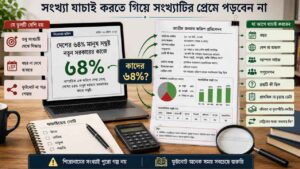 সংখ্যা যাচাই করতে গিয়ে সংখ্যাটির প্রেমে পড়বেন না