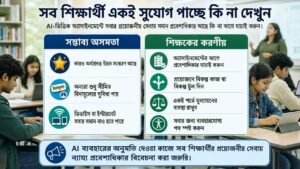 সব শিক্ষার্থী একই সুযোগ পাচ্ছে কি না দেখুন
