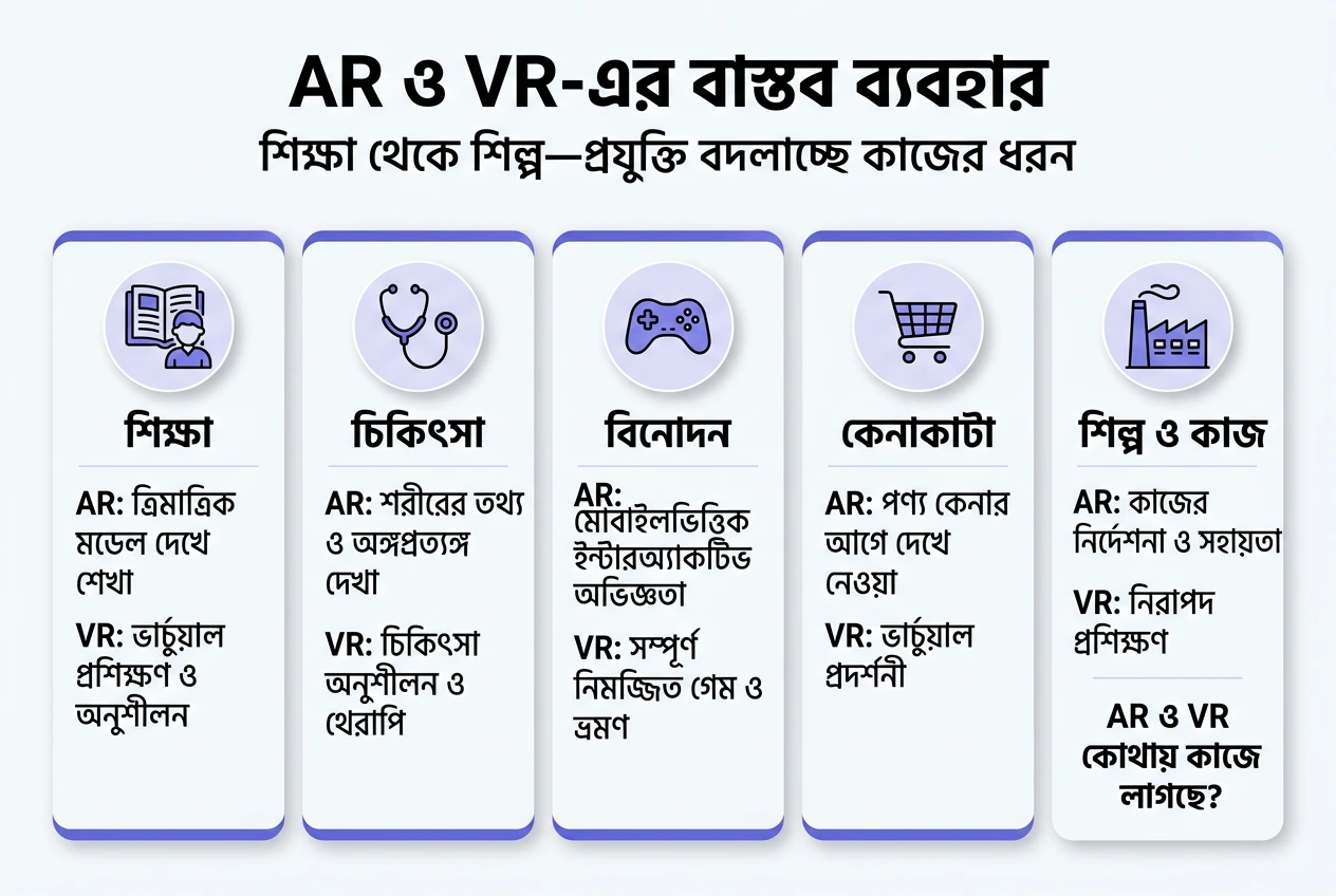 Real Use of AR and VR