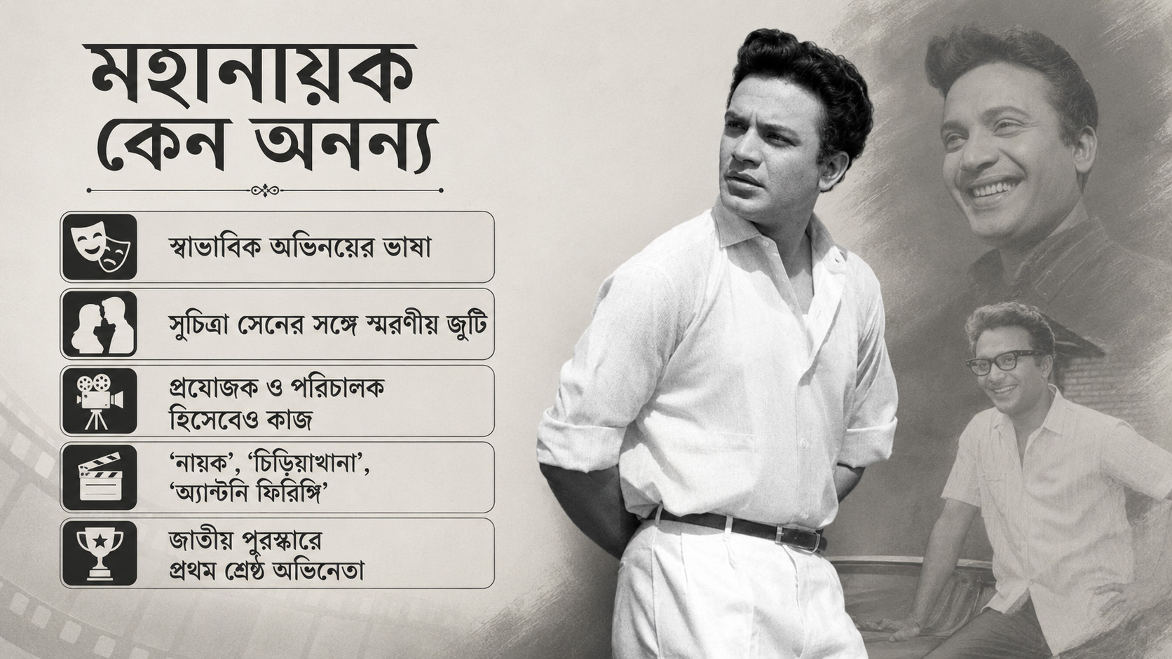 Why Uttam Kumar is Mahanayak