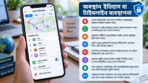 অবস্থান ইতিহাস বা টাইমলাইন ব্যবস্থাপনা