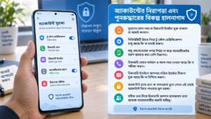 অ্যাকাউন্টের নিরাপত্তা এবং পুনরুদ্ধারের বিকল্প হালনাগাদ