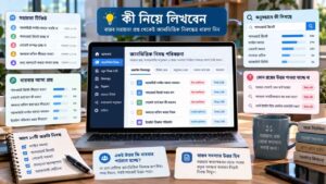 কী নিয়ে লিখবেন, তার উত্তর সহায়তা বিভাগেই পাওয়া যায়