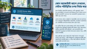 কোন অ্যাকাউন্ট আগে দেখবেন, সেটাও পরিস্থিতির ওপর নির্ভর করে