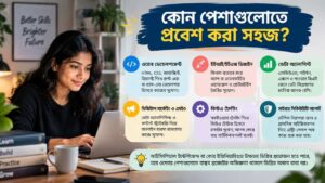 কোন পেশাগুলোতে প্রবেশ করা সহজ?