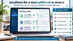 ক্যানোনিক্যাল ঠিক না থাকলে পুনর্নির্দেশ একা সব সামলাবে না