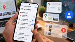 গুগল অ্যাকাউন্টের অন্য কার্যকলাপেও অবস্থানের তথ্য থাকতে পারে