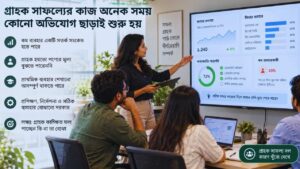 গ্রাহক সাফল্যের কাজ অনেক সময় কোনো অভিযোগ ছাড়াই শুরু হয়