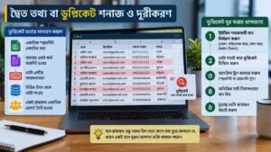 দ্বৈত তথ্য বা ডুপ্লিকেট শনাক্ত ও দূরীকরণ