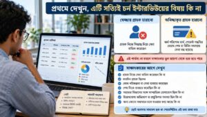 প্রথমে দেখুন, এটি সত্যিই চর্ন ইন্টারভিউয়ের বিষয় কি না