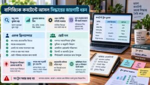 বাণিজ্যিক কনটেন্টে আসল সিদ্ধান্তের জায়গাটি ধরুন
