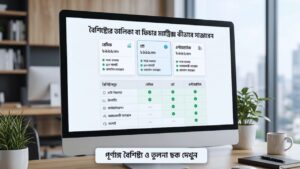 বৈশিষ্ট্যের তালিকা বা ফিচার ম্যাট্রিক্স কীভাবে সাজাবেন
