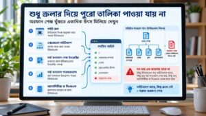 শুধু ক্রলার দিয়ে পুরো তালিকা পাওয়া যাবে না