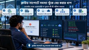 সমস্যা খুঁজে বের করতে ভালো লাগলে ক্লাউড সাপোর্ট দিয়ে শুরু করা যায়