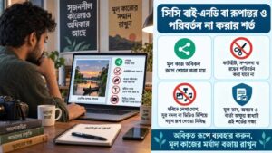 সিসি বাই-এনডি বা রূপান্তর ও পরিবর্তন না করার শর্ত