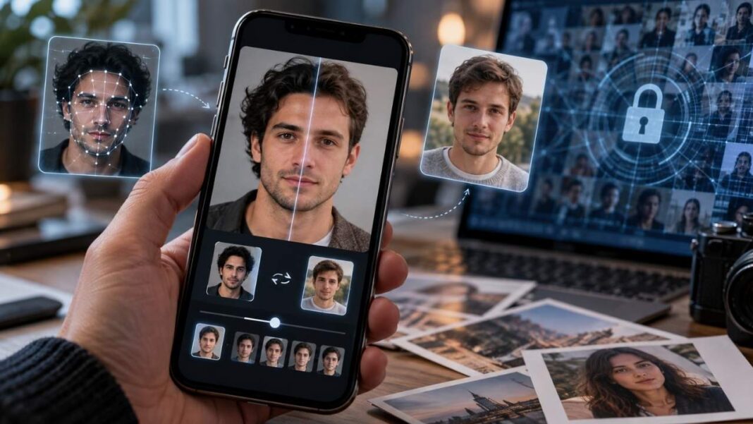 Face swap app privacy