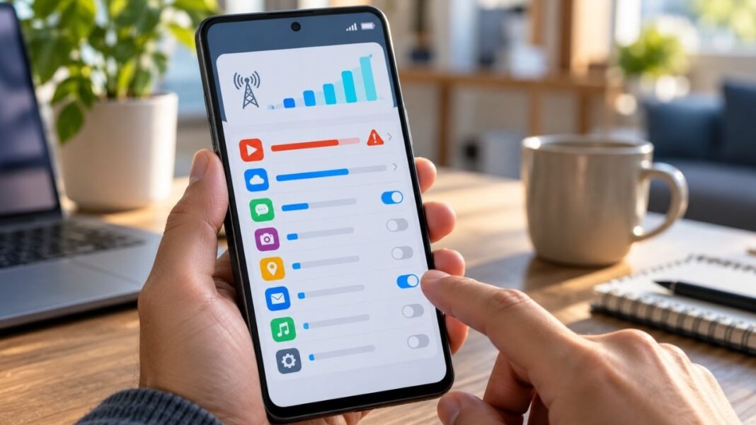 Mobile data usage apps