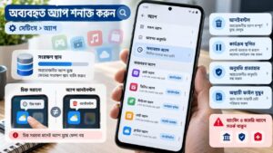 অ্যাপের সেটিংসে অব্যবহৃত অ্যাপ শনাক্ত করুন