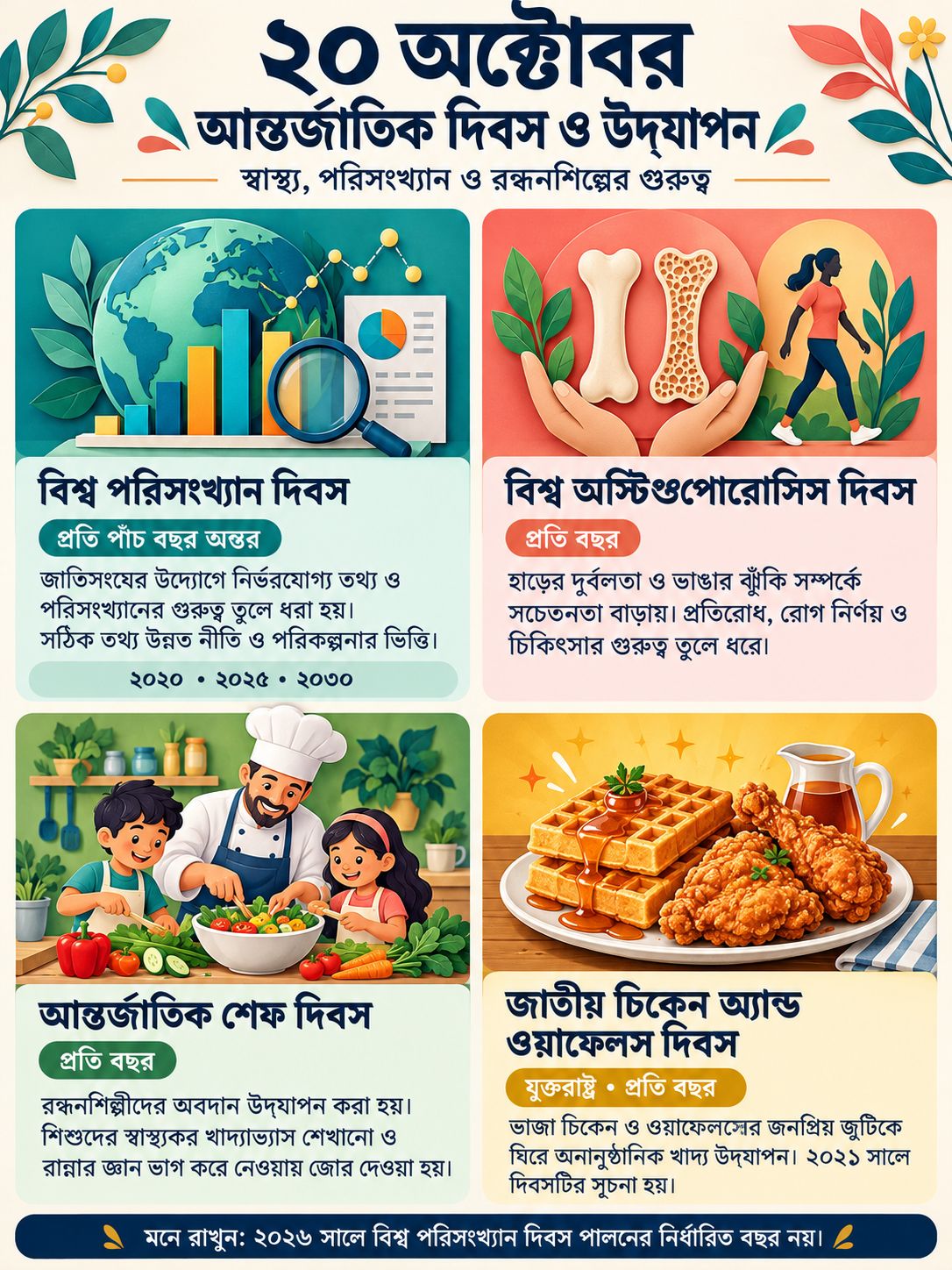 আন্তর্জাতিক দিবস ও ছুটি