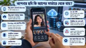 আপনার ছবি কি অ্যাপের সার্ভারে থেকে যায়?