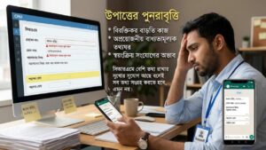 একই তথ্য বারবার লিখতে হচ্ছে