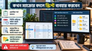 কখন ম্যাক্রো বাদ দিয়ে স্ক্রিপ্ট ব্যবহার করা ভালো