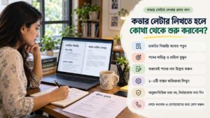 কভার লেটার লিখতে হলে কোথা থেকে শুরু করবেন?