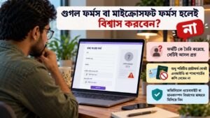 গুগল ফর্মস বা মাইক্রোসফট ফর্মস
