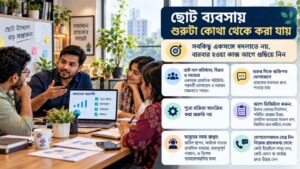 ছোট ব্যবসায় শুরুটা কোথা থেকে করা যায়