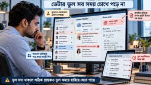 ডেটার ভুল সব সময় চোখে পড়ে না