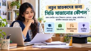 নতুন স্নাতকদের জন্য বিষয়টি কিছুটা অন্য রকম