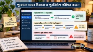 পুরোনো ওয়েব ঠিকানা ও পুনর্নির্দেশ পরীক্ষা করুন