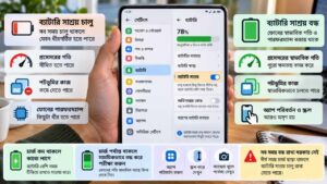 ব্যাটারি সাশ্রয় ব্যবস্থা অকারণে চালু আছে কি না দেখুন