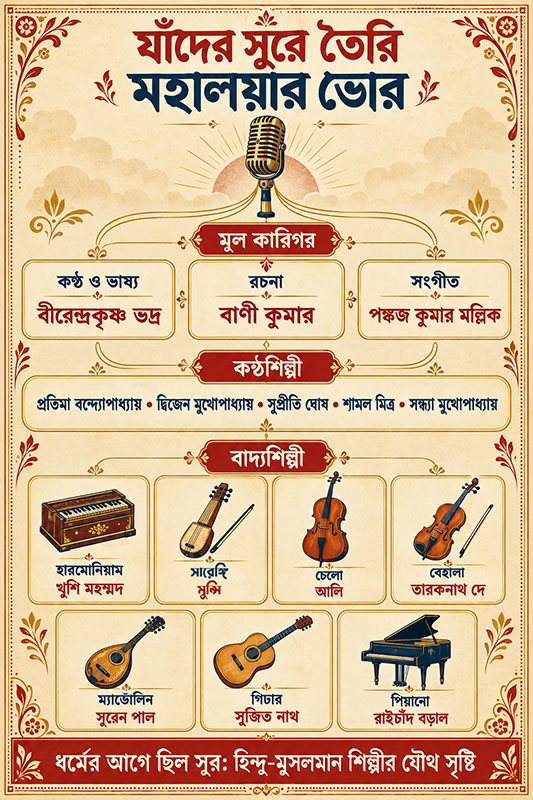 মহালয়ার সুরের কারিগররা
