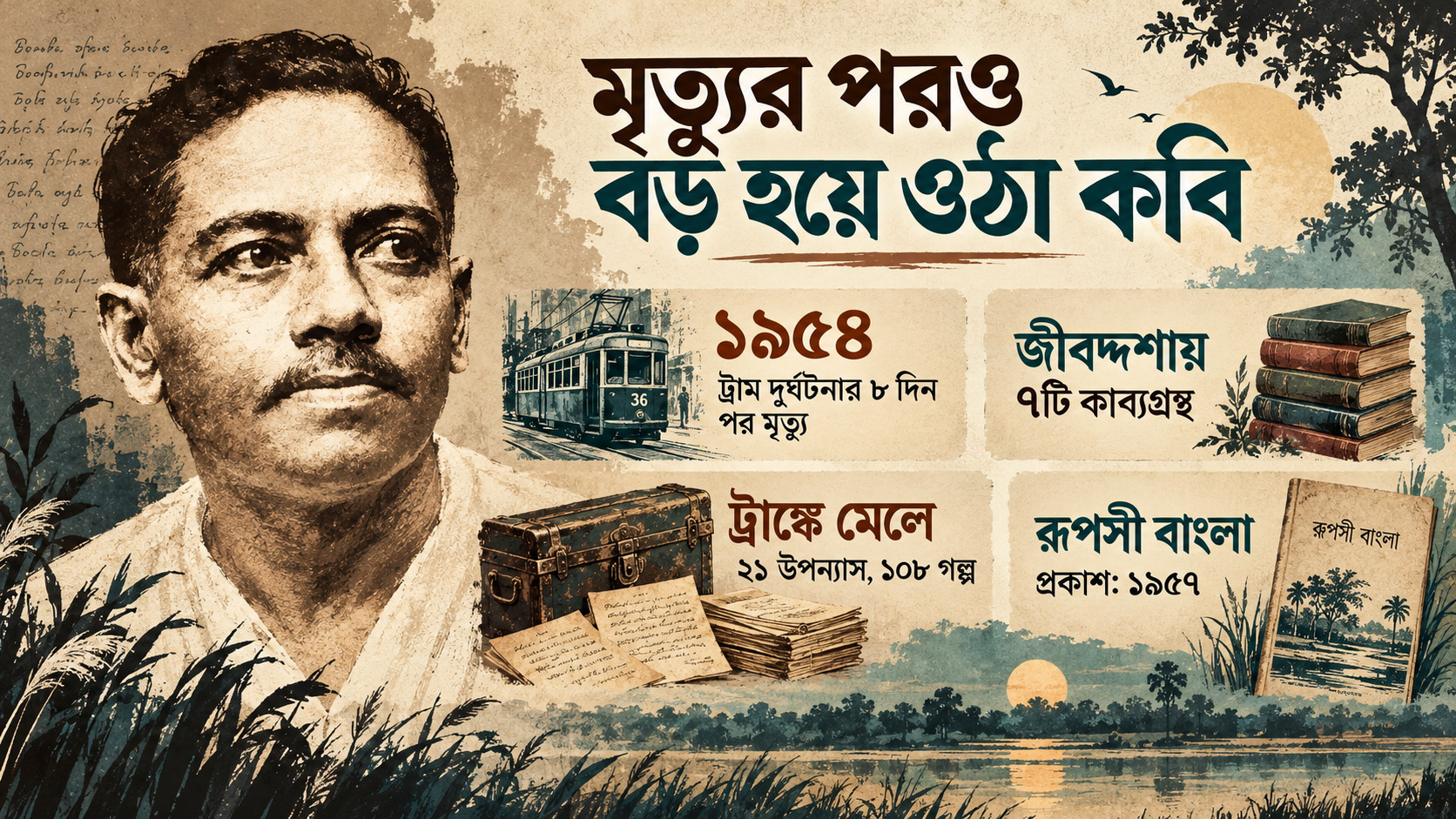 মৃত্যুর পরে বড় হয়ে ওঠা কবি