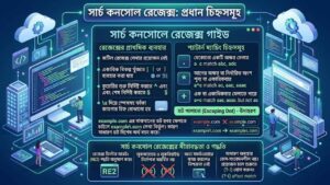 রেজেক্সের কয়েকটি চিহ্ন জানা দরকার