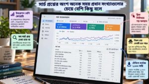 সার্চ প্রশ্নের অংশ অনেক সময় প্রধান সংখ্যাগুলোর চেয়ে বেশি কিছু বলে