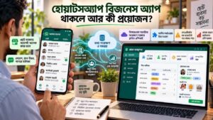 হোয়াটসঅ্যাপ বিজনেস অ্যাপ থাকলে আর কী প্রয়োজন?